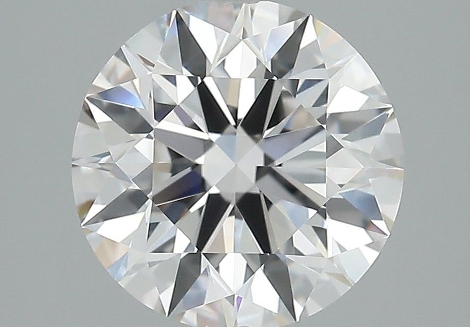 3.50ct H IF Rare Carat Ideal Cut Round Diamond