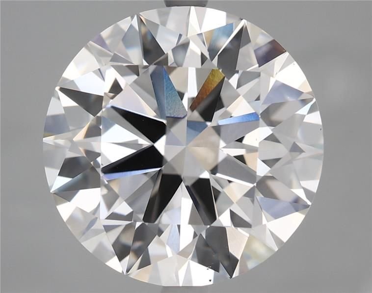 6.05ct F VS1 Excellent Cut Round Lab Grown Diamond