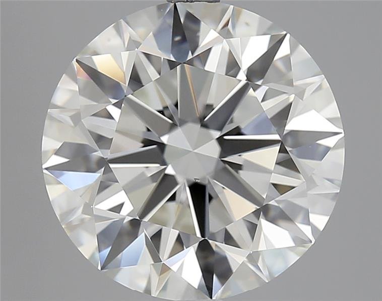 5.80ct J VS2 Rare Carat Ideal Cut Round Diamond