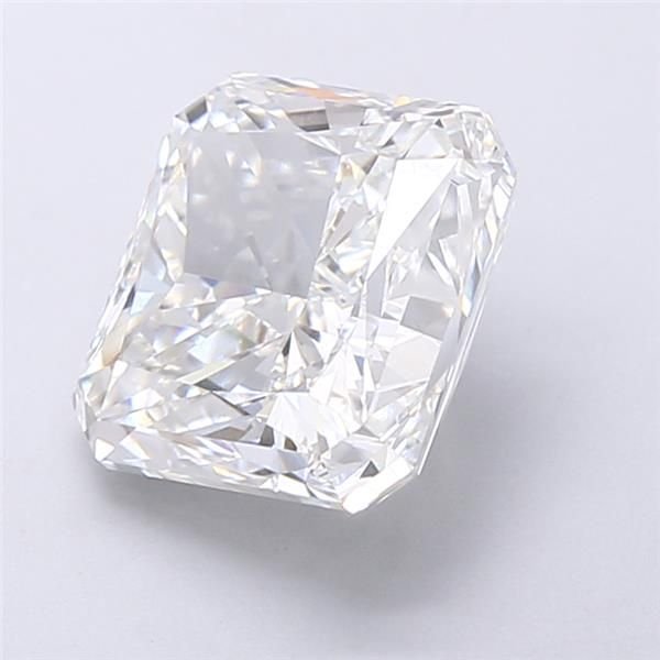 3.72ct F VVS2 Rare Carat Ideal Cut Radiant Lab Grown Diamond