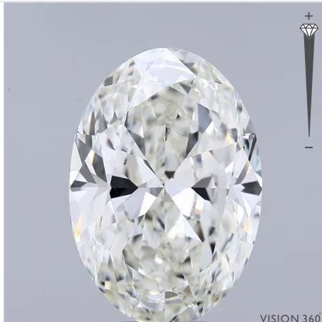 5.50 Carat Oval Natural Diamond