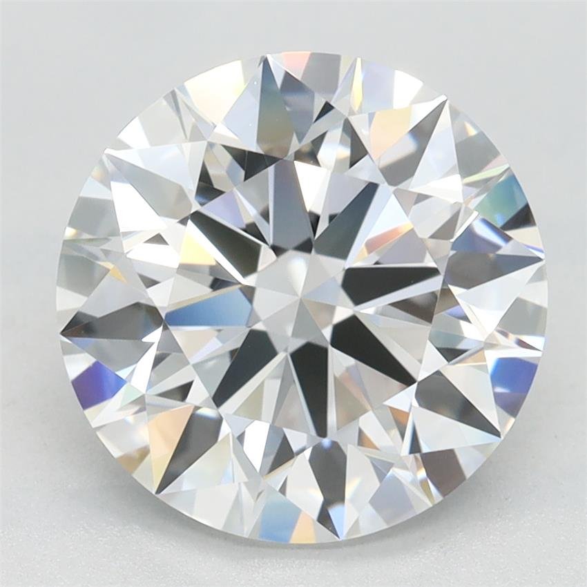 3.18ct D VVS1 Rare Carat Ideal Cut Round Lab Grown Diamond
