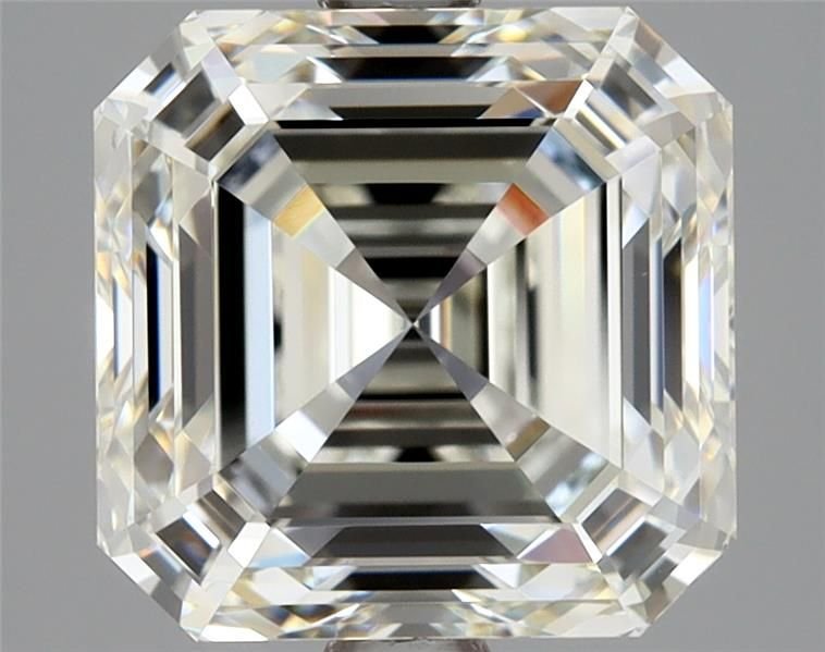 3.05ct J VVS2 Rare Carat Ideal Cut Asscher Diamond