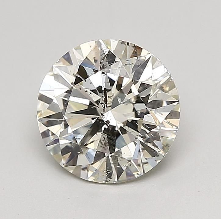 2.01ct J SI2 Rare Carat Ideal Cut Round Diamond