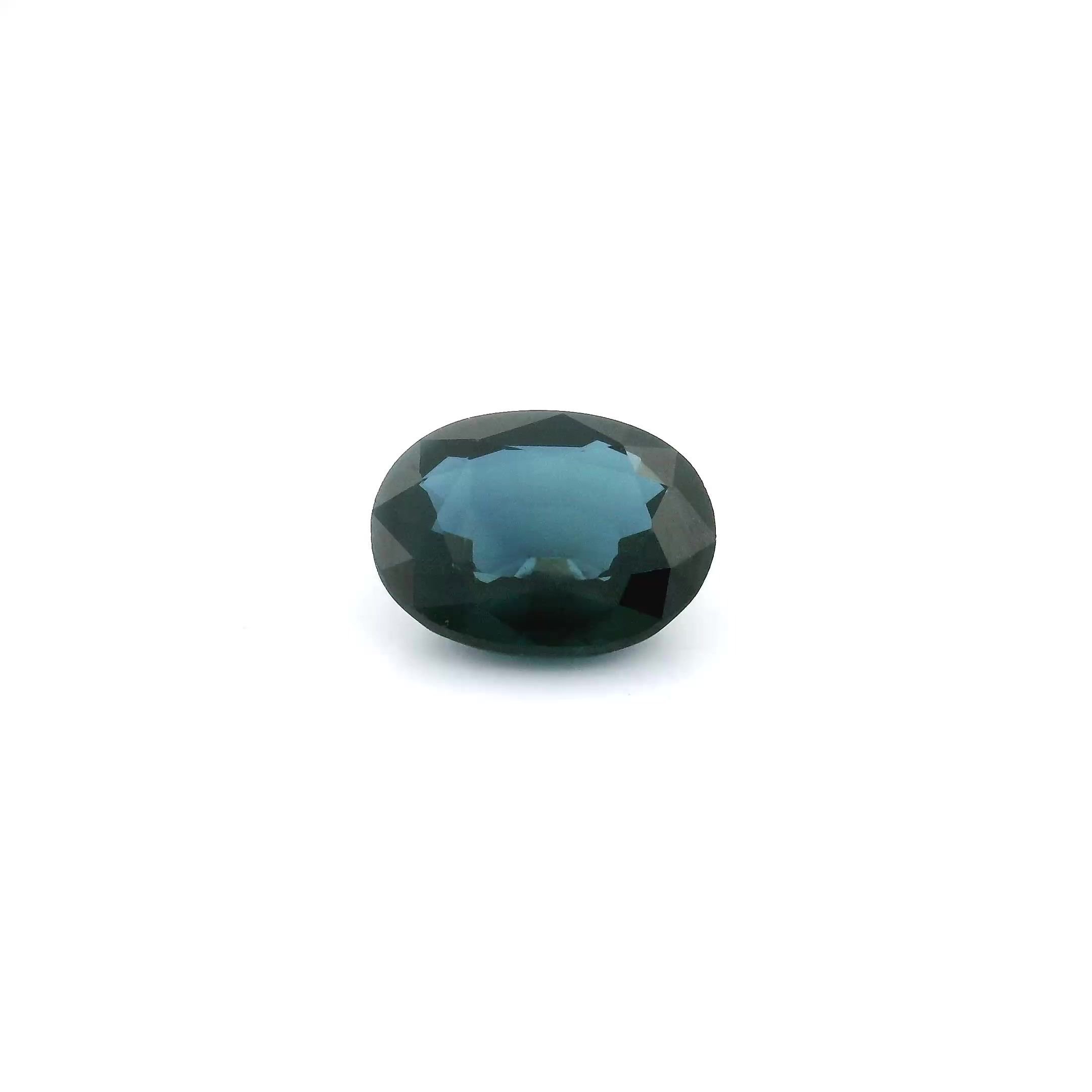 1.30 Carat Vivid Blue Oval Sapphire