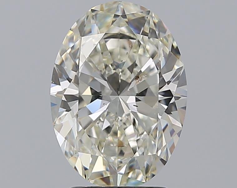 2.61ct K SI2 Rare Carat Ideal Cut Oval Diamond