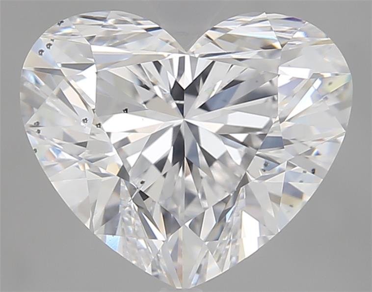 3.52ct D SI1 Rare Carat Ideal Cut Heart Diamond