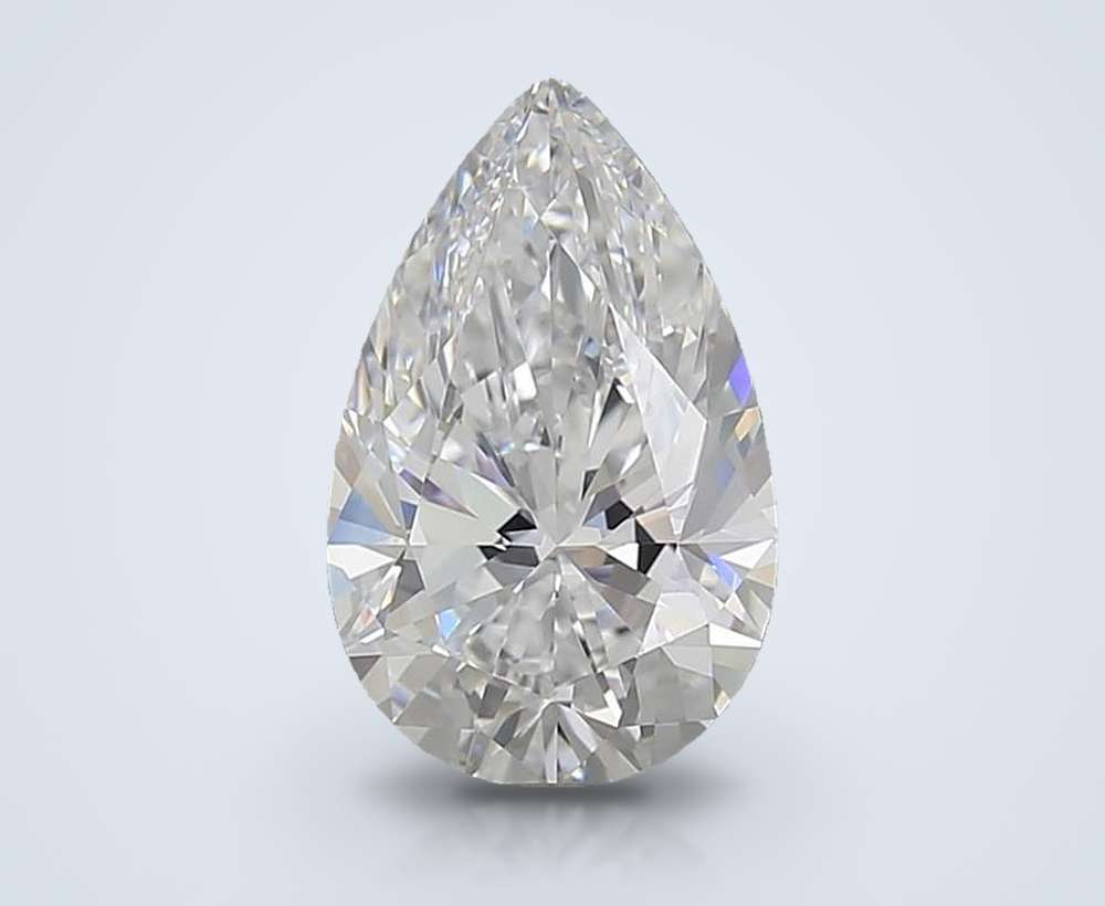 2.00 Carat Pear Lab Diamond