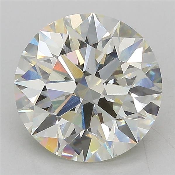 3.12ct J VS2 Rare Carat Ideal Cut Round Lab Grown Diamond