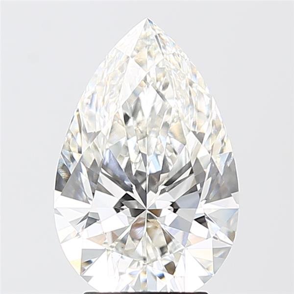3.02ct G VS1 Rare Carat Ideal Cut Pear Lab Grown Diamond