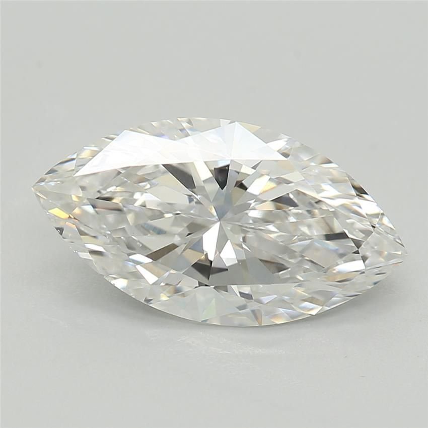 1.42ct E VVS2 Rare Carat Ideal Cut Marquise Lab Grown Diamond