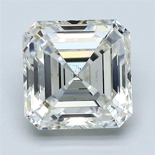 2.02ct K VS2 Rare Carat Ideal Cut Asscher Diamond