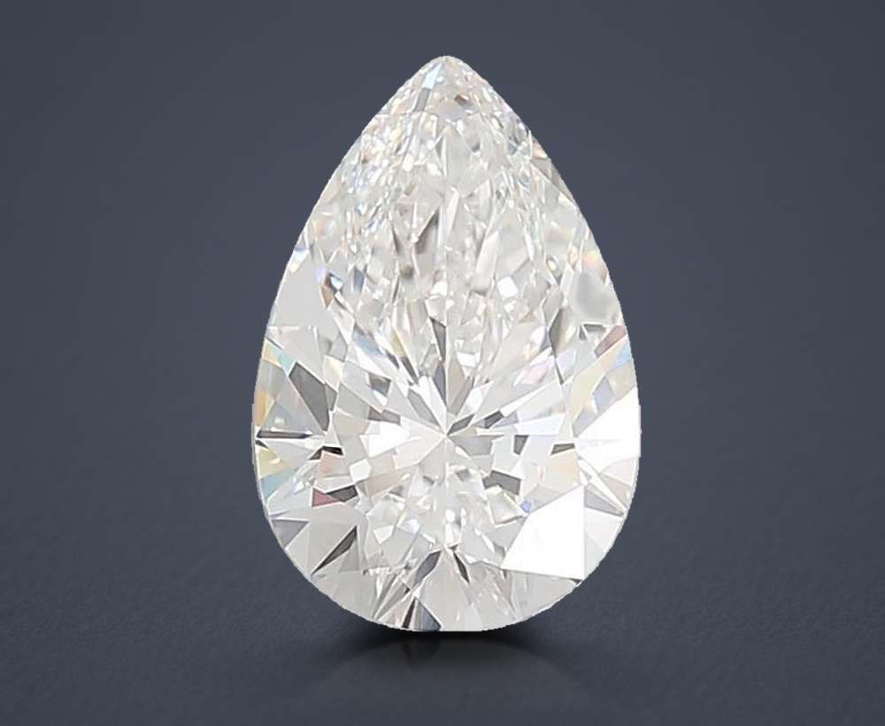 7.01 Carat Pear Lab Diamond