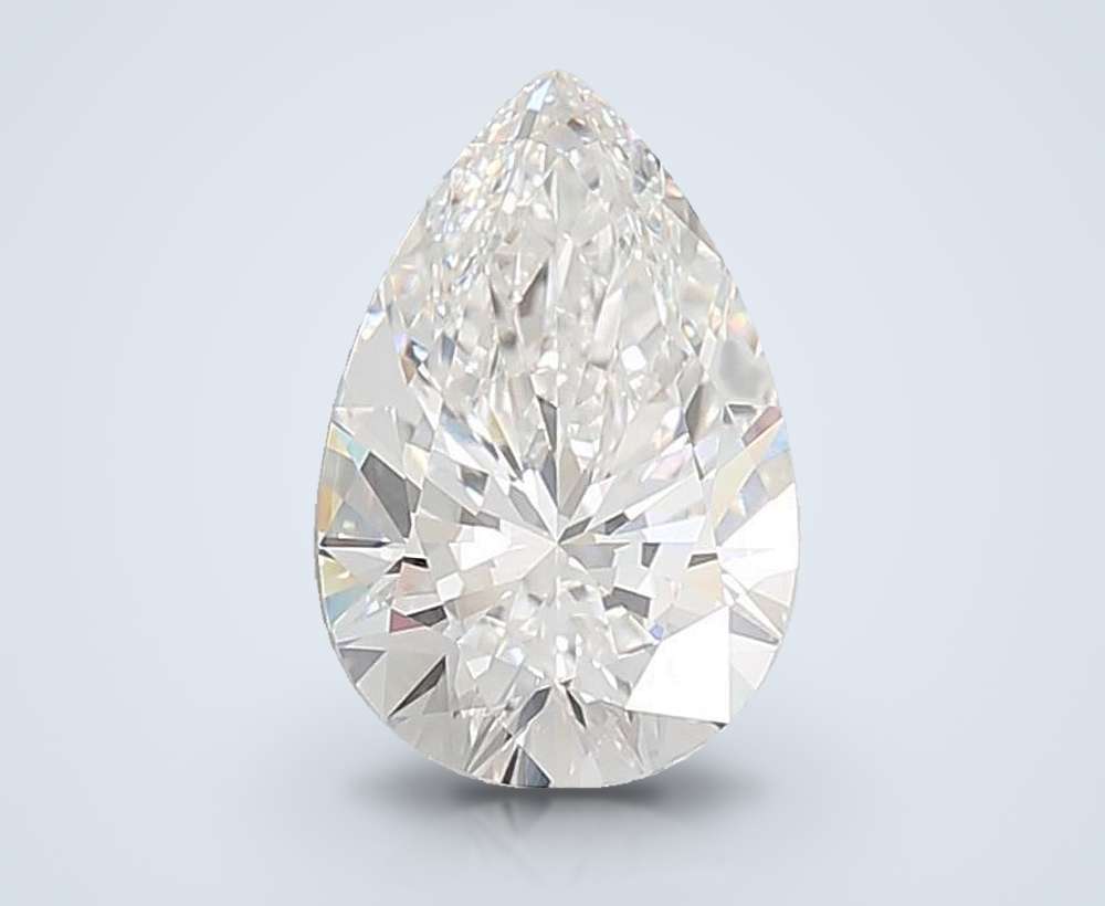 7.01 Carat Pear Lab Diamond