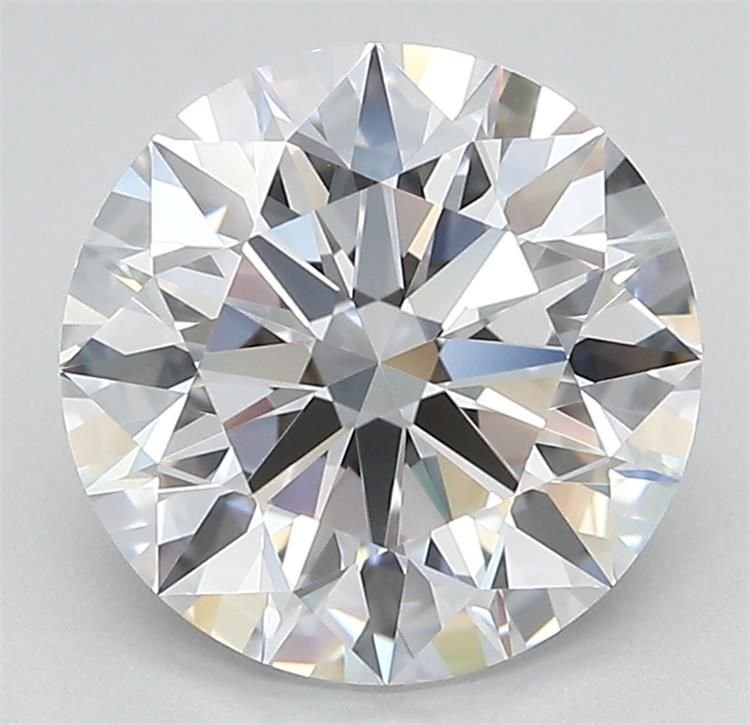 3.07ct D IF Rare Carat Ideal Cut Round Lab Grown Diamond