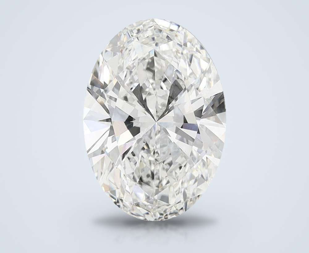 7.98 Carat Oval Lab Diamond