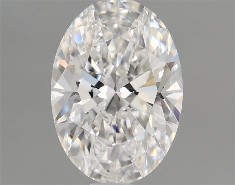 1.07ct F VVS2 Rare Carat Ideal Cut Oval Lab Grown Diamond