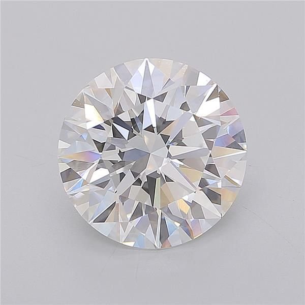 5.04ct E VVS2 Rare Carat Ideal Cut Round Lab Grown Diamond