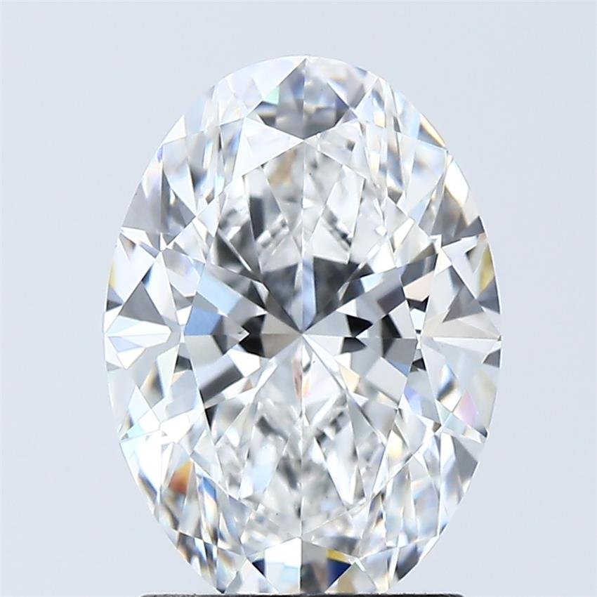 1.25ct F VS2 Very Good Cut Oval Lab Grown Diamond