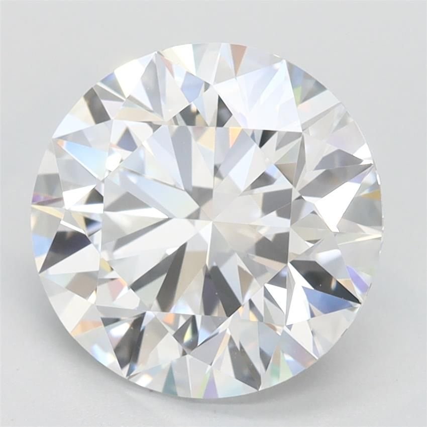 3.16ct D IF Rare Carat Ideal Cut Round Lab Grown Diamond