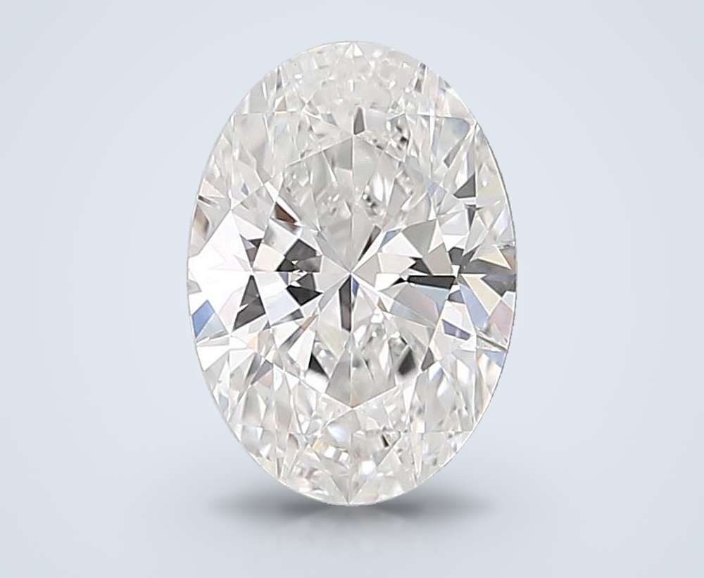 3.75 Carat Oval Lab Diamond