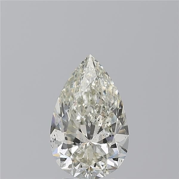 3.11ct K SI2 Very Good Cut Pear Diamond