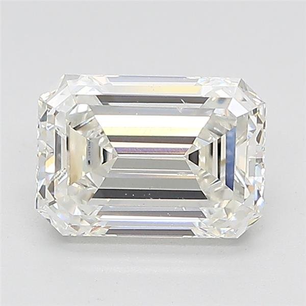 1.46ct G SI1 Rare Carat Ideal Cut Emerald Lab Grown Diamond