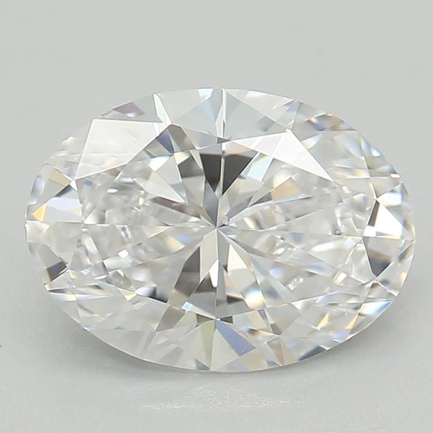 1.09ct D VVS2 Rare Carat Ideal Cut Oval Lab Grown Diamond