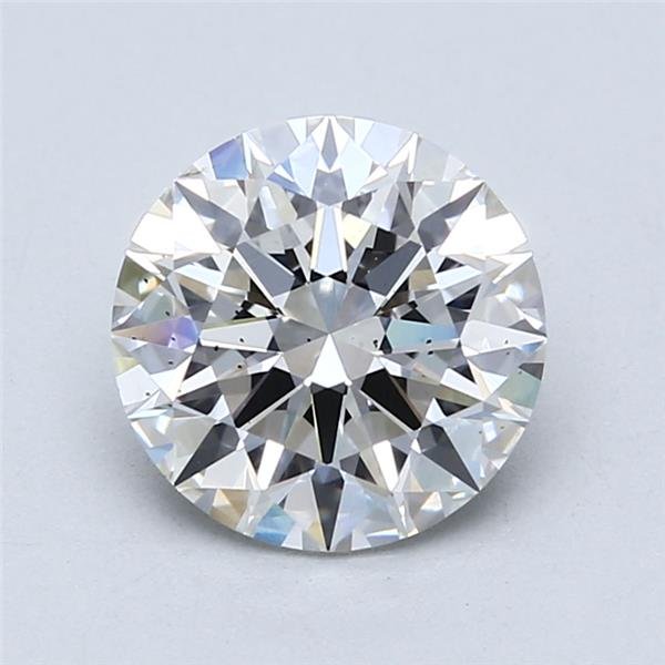 2.27ct E SI1 Rare Carat Ideal Cut Round Lab Grown Diamond