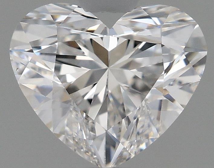 0.86ct E VVS2 Rare Carat Ideal Cut Heart Lab Grown Diamond