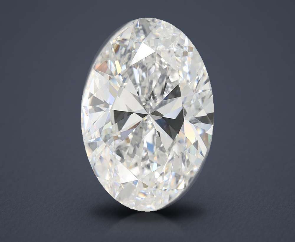 4.00 Carat Oval Lab Diamond