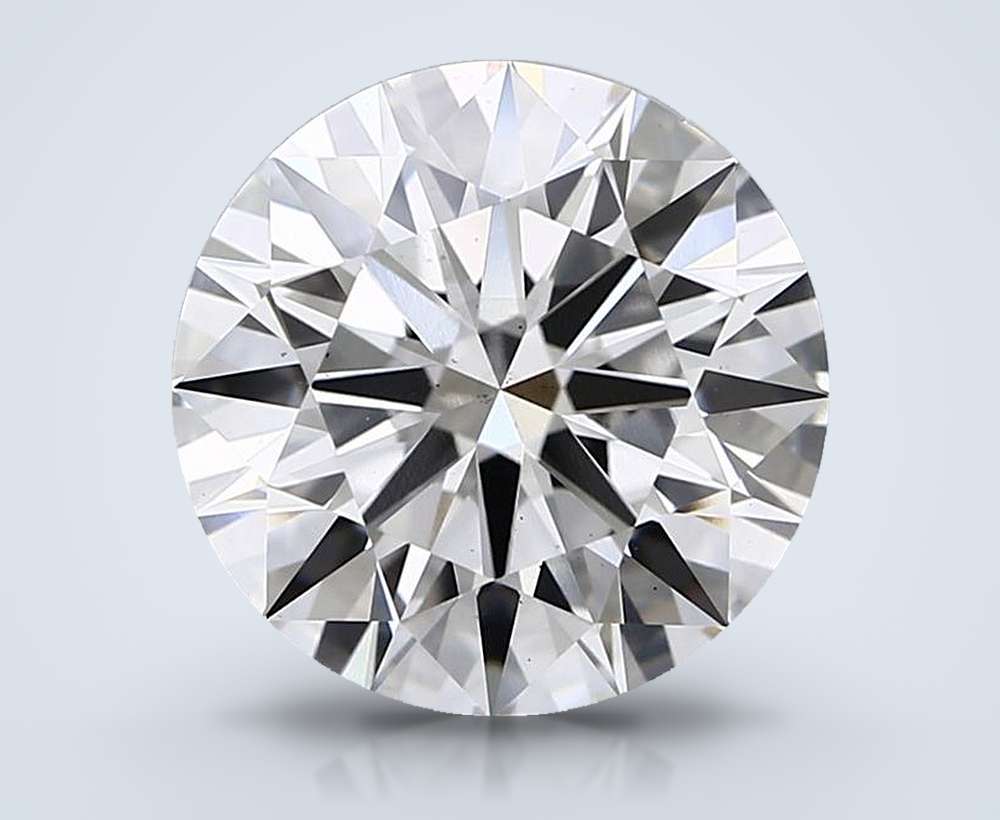 5.70 Carat Round Lab Diamond