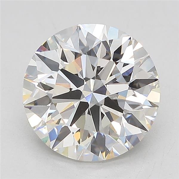 3.05ct G VS1 Rare Carat Ideal Cut Round Lab Grown Diamond