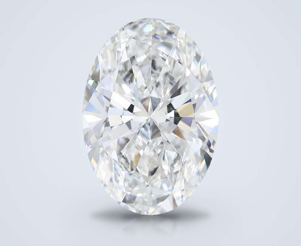 5.69 Carat Oval Lab Diamond