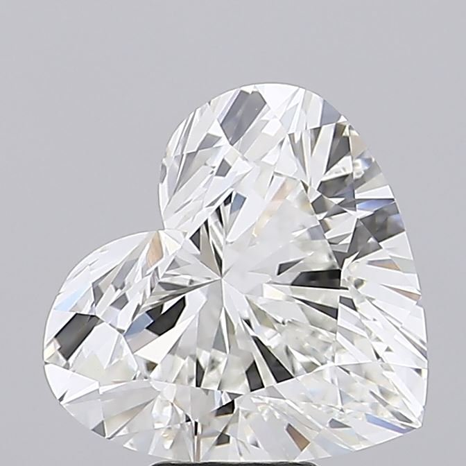 8.05ct F VVS2 Rare Carat Ideal Cut Heart Lab Grown Diamond
