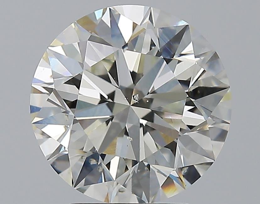 3.51ct J SI1 Excellent Cut Round Diamond