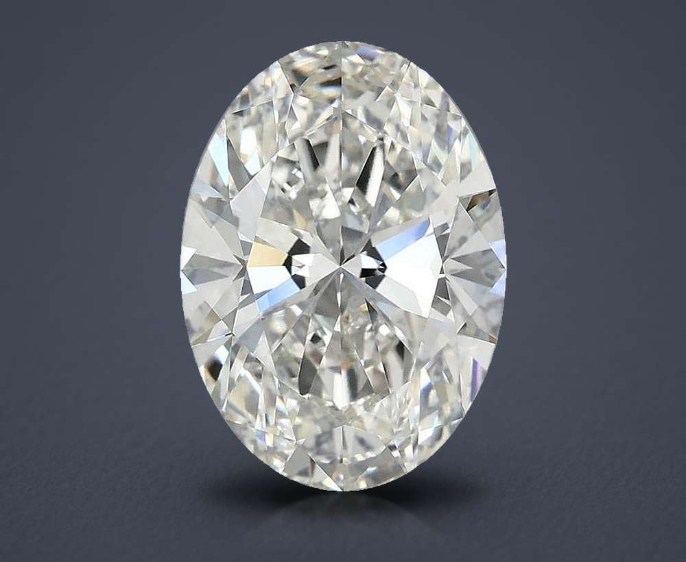 3.90 Carat Oval Lab Diamond