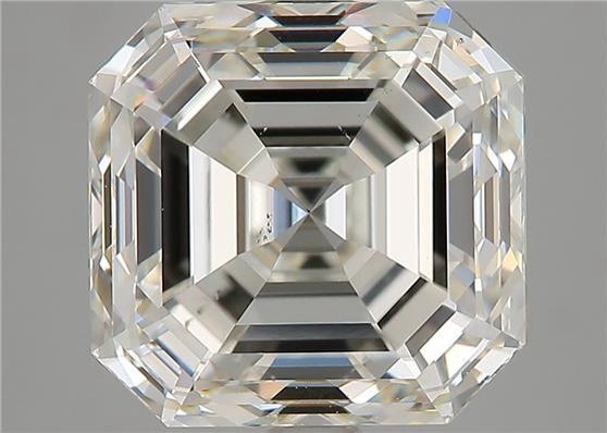 5.02ct J VS2 Very Good Cut Asscher Diamond