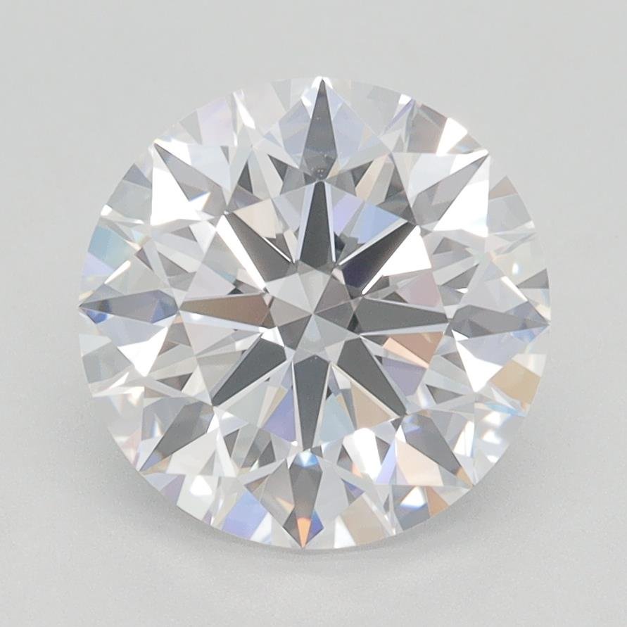 2.67ct D VVS2 Rare Carat Ideal Cut Round Lab Grown Diamond