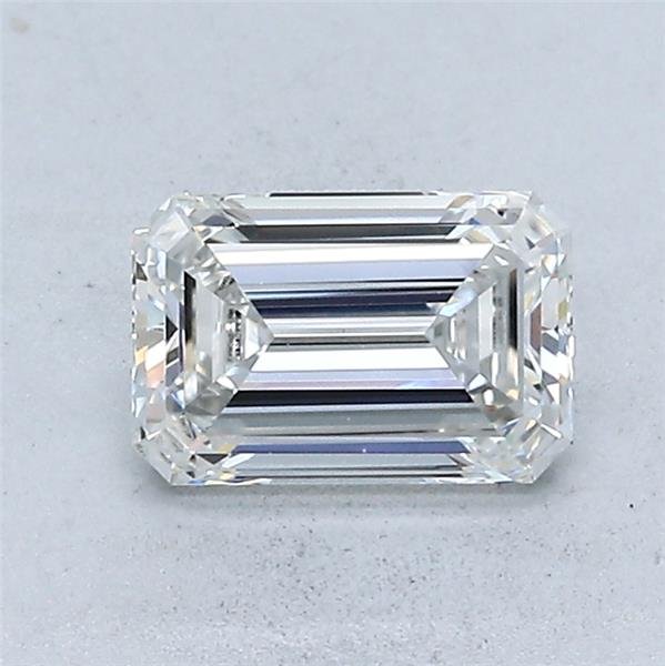 0.91ct G VVS2 Rare Carat Ideal Cut Emerald Lab Grown Diamond