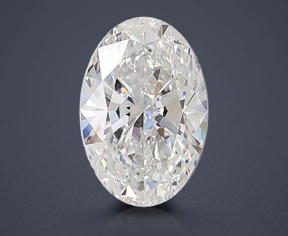 6.10 Carat Oval Lab Diamond