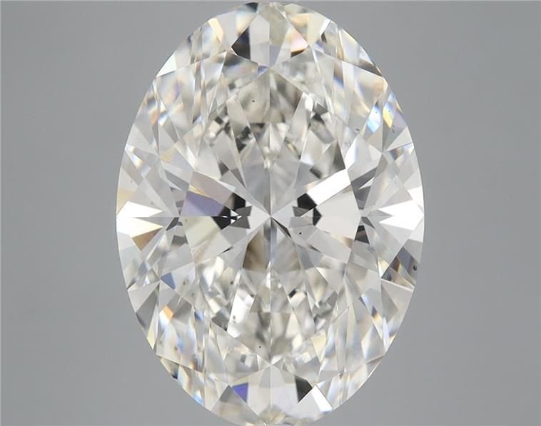 6.01ct H VS2 Rare Carat Ideal Cut Oval Lab Grown Diamond
