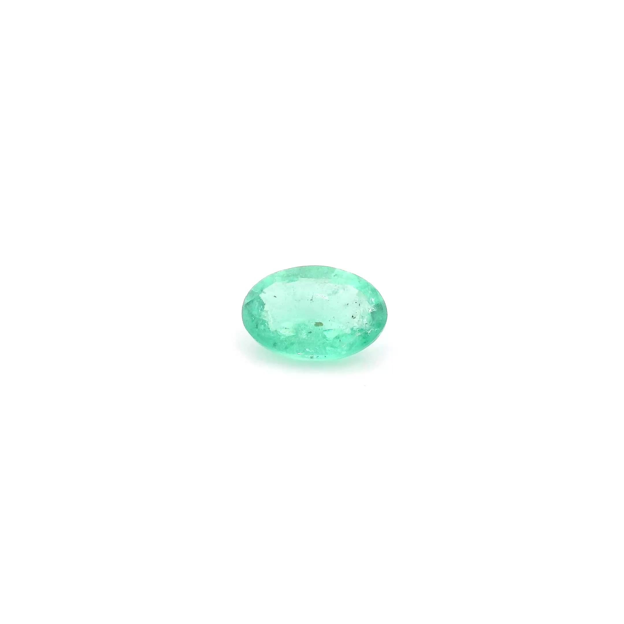 0.35 Carat Green Oval Emerald