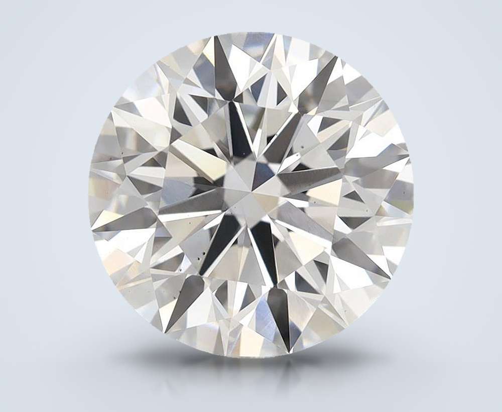 5.70 Carat Round Lab Diamond