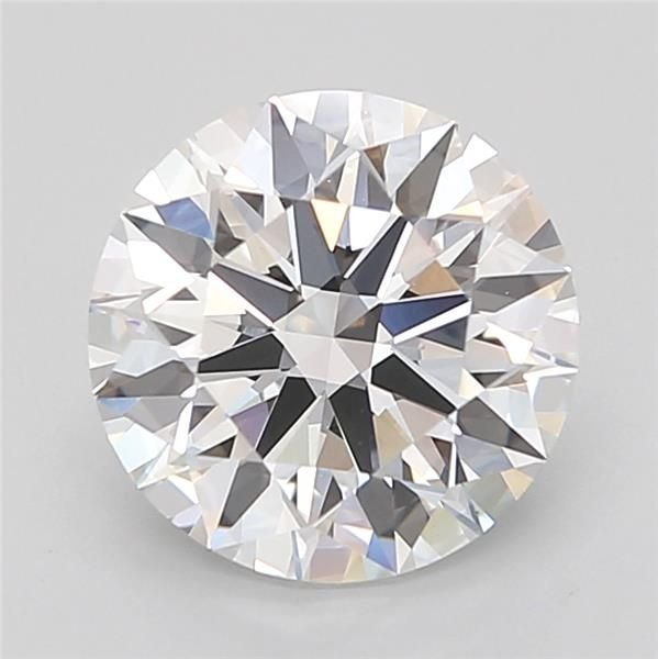 3.04ct E VVS2 Rare Carat Ideal Cut Round Lab Grown Diamond