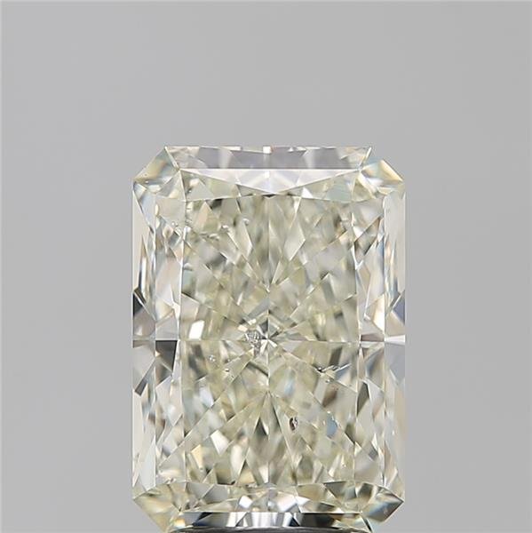 3.23ct K SI2 Rare Carat Ideal Cut Radiant Diamond