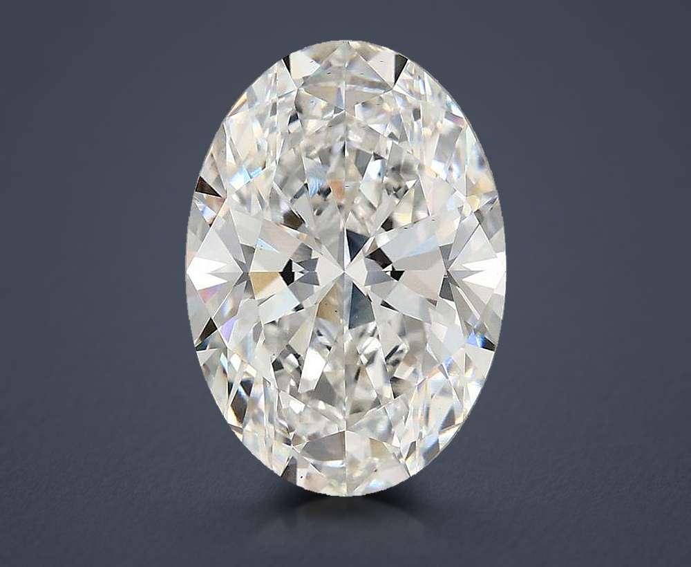 4.08 Carat Oval Lab Diamond