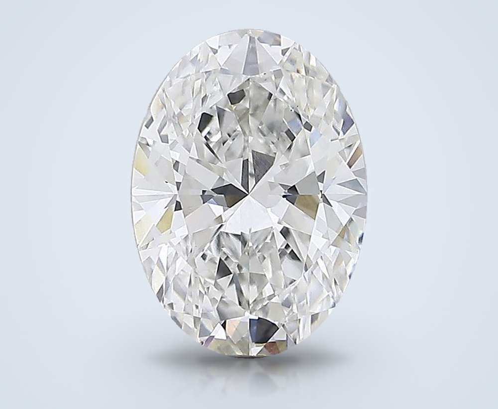 6.58 Carat Oval Lab Diamond