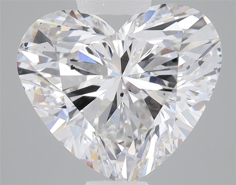 2.83ct E SI1 Rare Carat Ideal Cut Heart Lab Grown Diamond