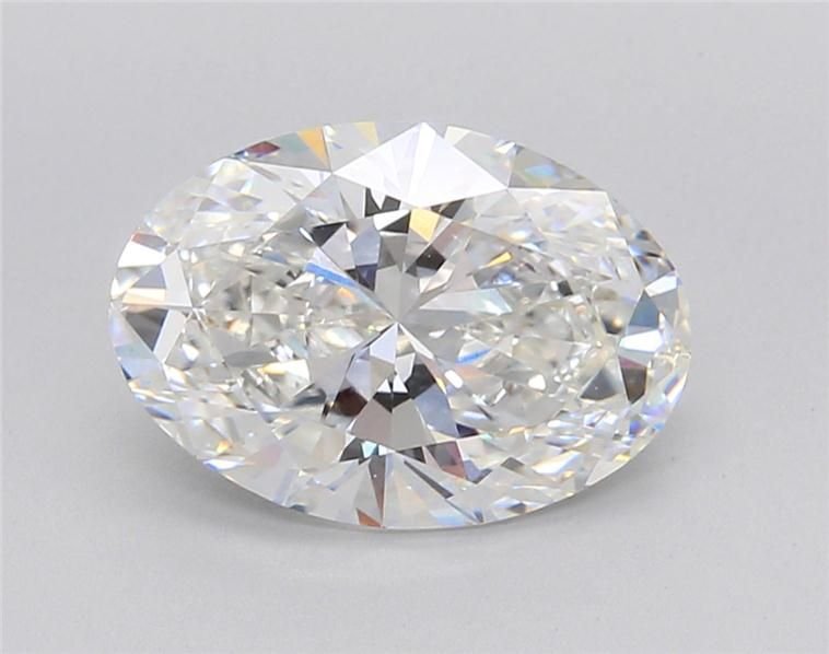 3.06ct E VVS2 Rare Carat Ideal Cut Oval Lab Grown Diamond